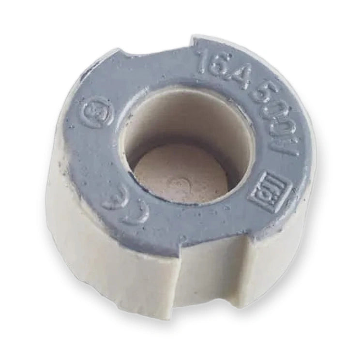 Ifö Electric Pass Insert DII 16A 500V for Threaded Fuse Base (177216), on white background.