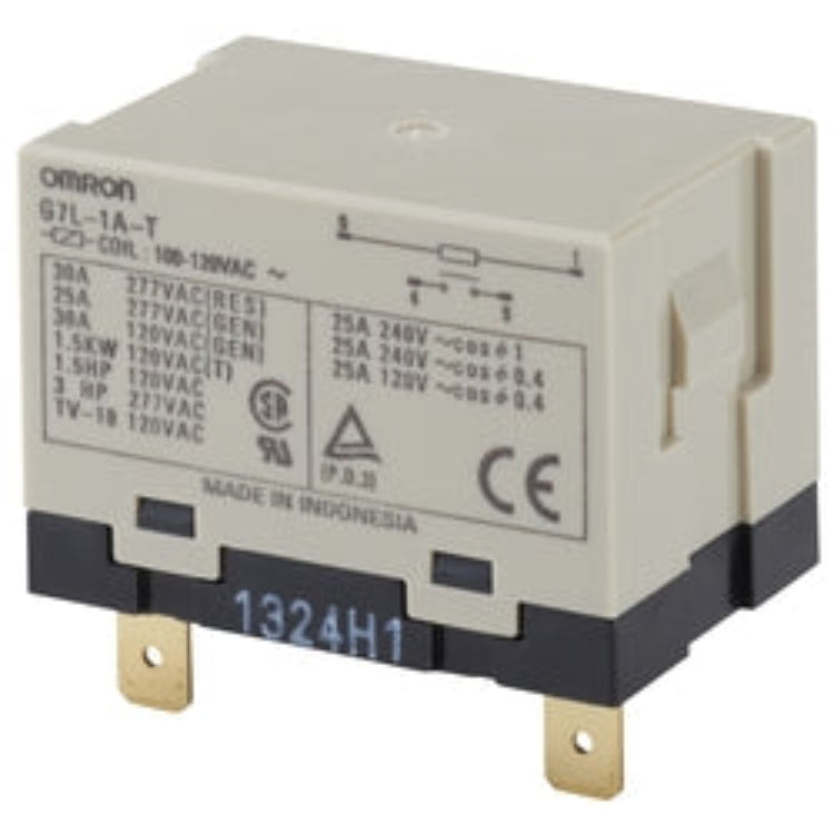 Omron Relay SPST 240V AC 30A Panel Mount G7L-1A-T_AC200/240