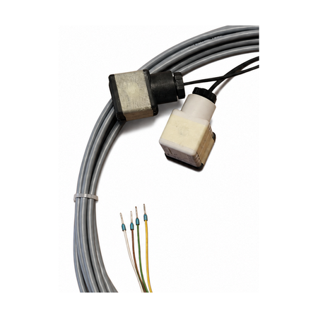 Bucher LRV/iValve 6 m solenoid cable 3007018167 - connector and wire detail