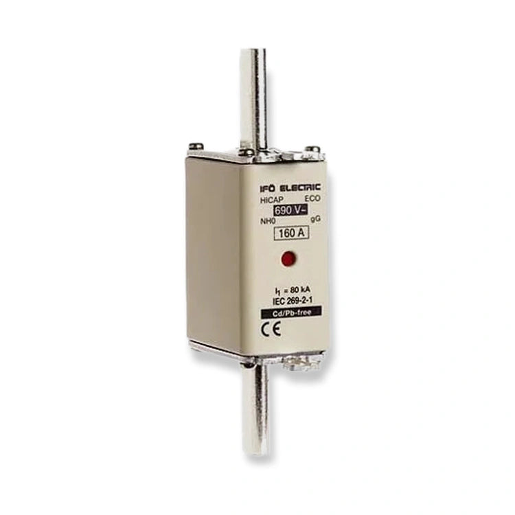 Ifö Electric Hicap Eco gG NH0 250A 500V Knife Fuse - 3051419, on white background.