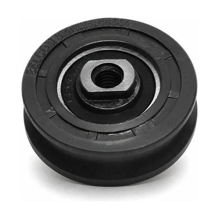 Wittur/Selcom-compatible Hydra/Augusta Evo hanger roller, model 3201.05.0032/C, 56 × 16 mm with M10 female-threaded bore, SKU 3201.05.0032-P, shown in a front three-quarter studio view.