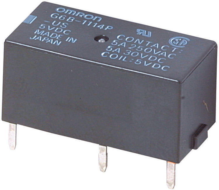 Omron Relay SPST 12V DC 5A PCB Latching G6BK-1114P-US_DC12