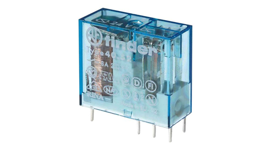 Finder 40.52 Relä 24V DC 40.52.9.024.0000