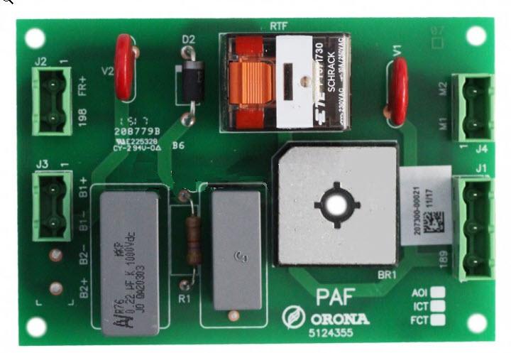 Orona PCB Brake Supply Arca II PAF 5124355-01