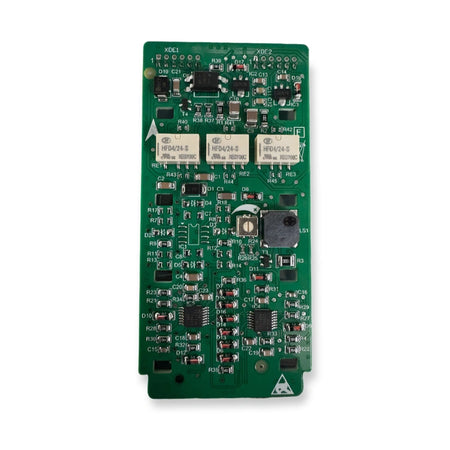 FIGS300PG LOPCTAW2.Q 2 Button LOP PCB 59324346, top-down view of green circuit board with white relays and black chips, on white background.