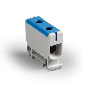 Ensto Clampo Pro KE61.2 Terminal Block, Blue, 1-pole, Al 6-50/Cu 2.5-50mm²