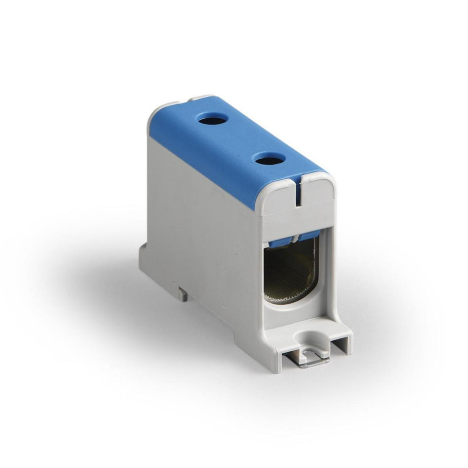 Ensto Clampo Pro KE63.2 Terminal Block, Blue, 1-pole, Al/Cu 35-150mm²