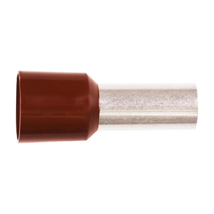 Elpress A25-16ET pre-insulated end terminal, 25 mm², on white background.