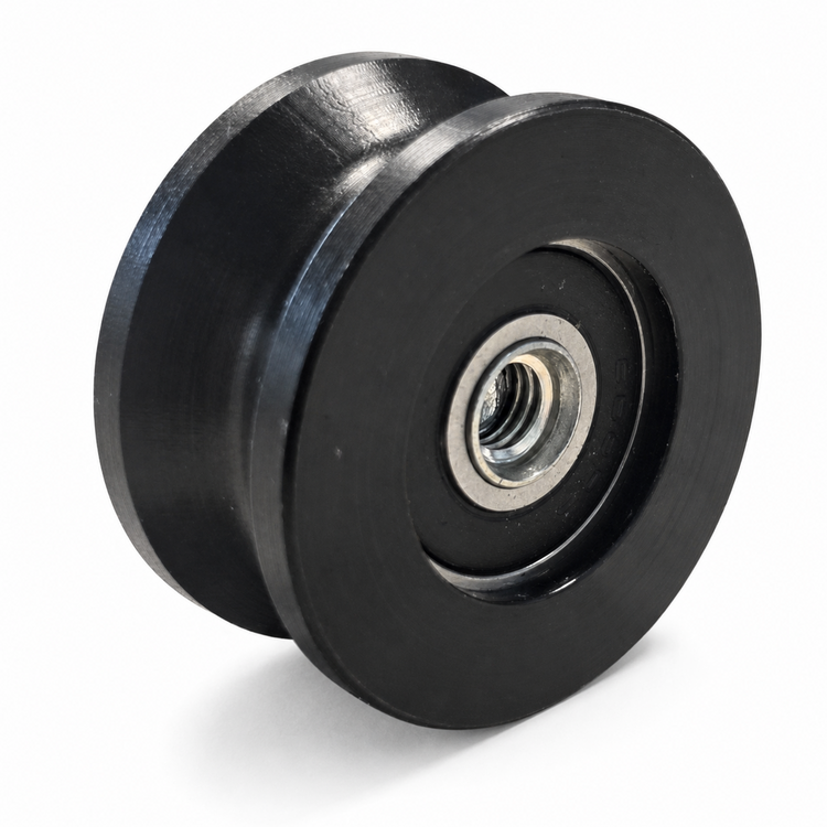 Sematic Door Roller C144AAMP threaded side studio view