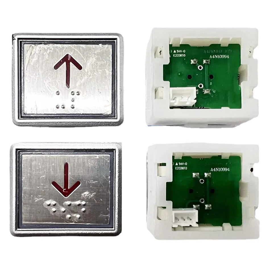 BST-Taste (unten) Schindler BLT A4N10994/A4J10989 4-polige Braille