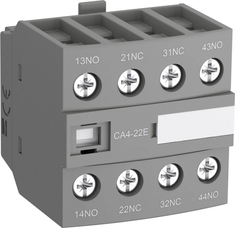 ABB CA4-22E FRONT AUX Kontakt Block CA4-22E 4VAC