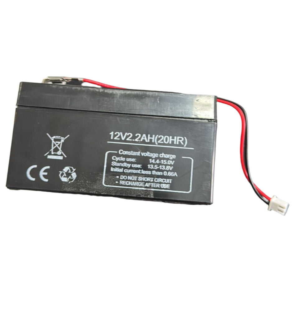 AGM 12V2,2Ah förseglat blysyrabatteri – SLA-backup, F1-terminal 178×35×61 mm