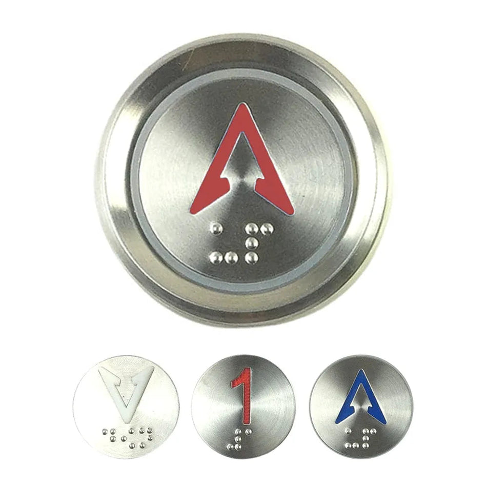 Bouton BST A4J13389 Universel (Alarme) rouge Konvex