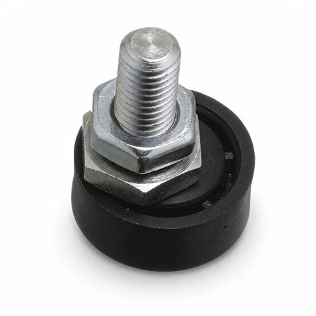 Sematic lock roller BL-B138AACX with M10 eccentric threaded pin, three-quarter overview