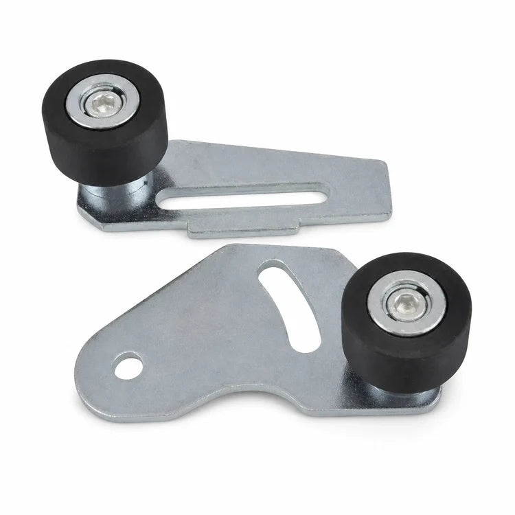 SELCOM CN0324 Door Lock Roller without Hjullager, two bracket-and-roller assemblies — SKU CN0324-no-bearing