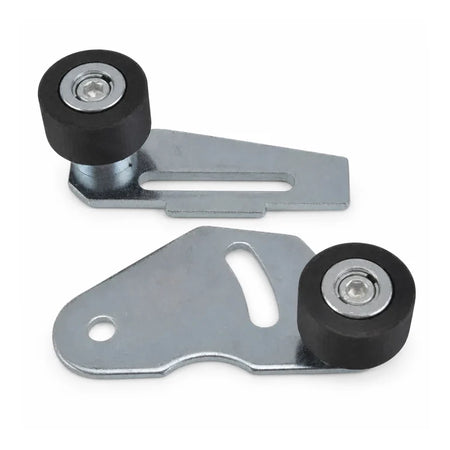 SELCOM CN0324 Door Lock Roller, SKU CN0324-with-Bearing, front view of two roller holder assemblies