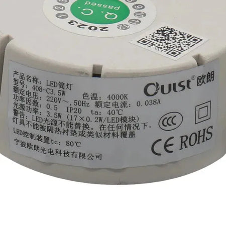 OULST LED 408-C 3,5W Korgbelysning passar OTIS Thyssen