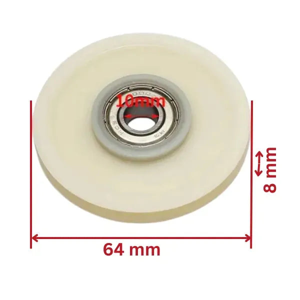 Thyssen S8 Upphängningsrulle 64x8x10mm