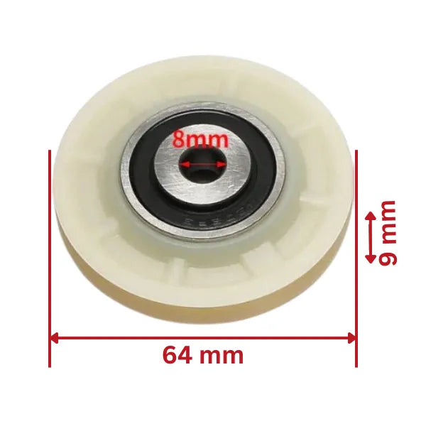 Thyssen K200/K300 Bärrulle 64x9x8mm