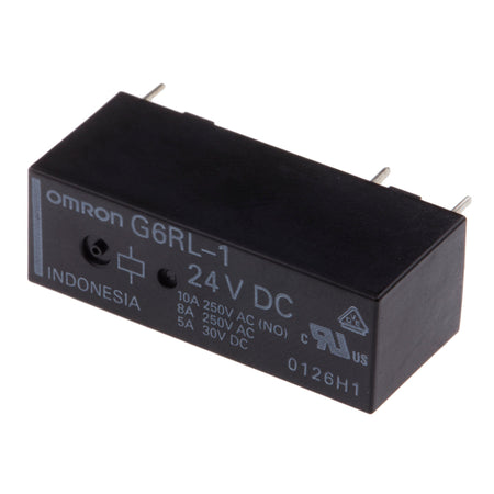 Omron Relay 24V DC SPDT 10A PCB Mount G6RL-1_DC24