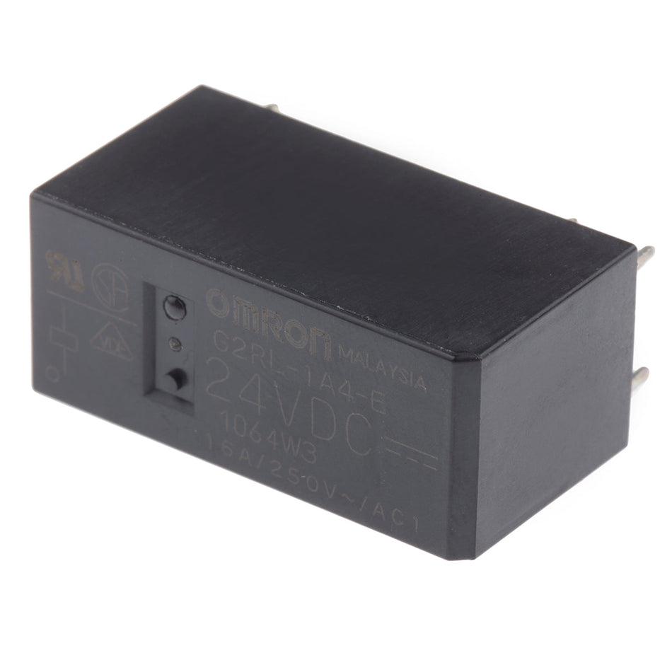 Omron Relæ 24V DC SPST 16A PCB-montering G2RL-1A4-E DC24