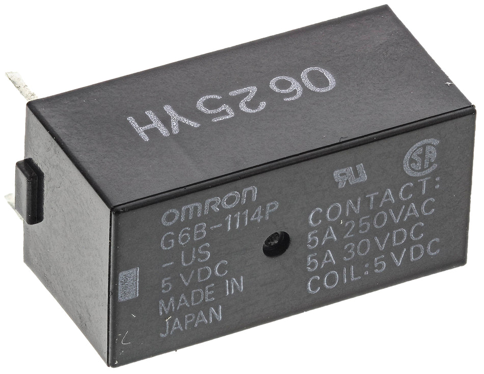 Omron Relais 5V DC SPST Leiterplattenmontage G6B-1114P-US 5DC