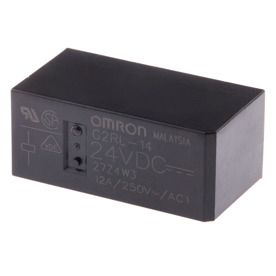 Relè Omron SPDT 24 V CC 12 A montaggio su PCB G2RL-14 DC24