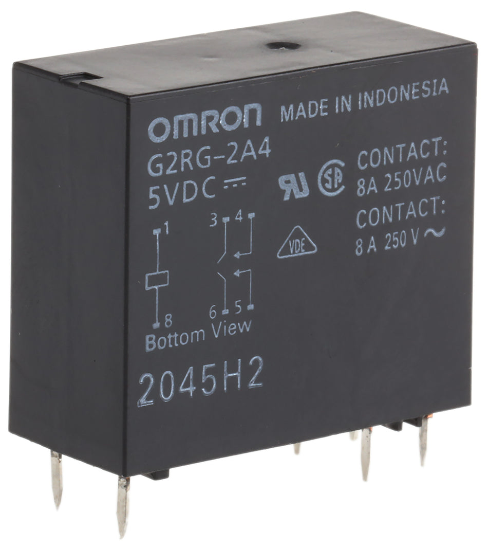 Relè Omron DPST 5V DC 8A G2RG-2A4 DC5