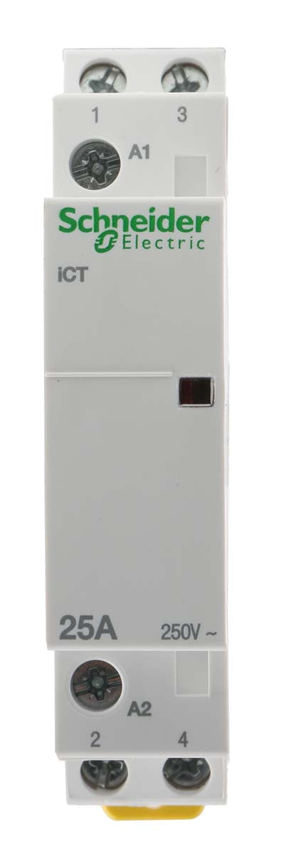 Schneider Contactor 24V AC 25A 2-Pole Acti9 iCT A9C20132