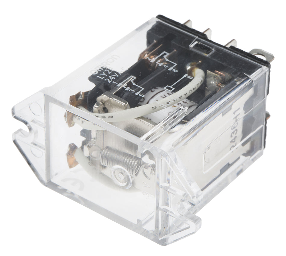 Relè Omron 24 V CA DPDT 10 A LY2F AC24