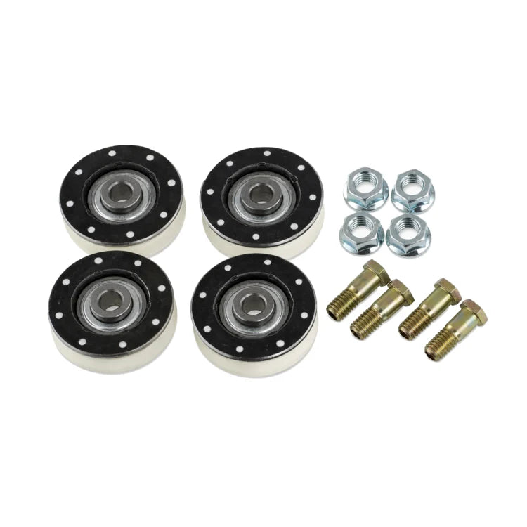 OTIS Prima hanger roller set FAA5394A50, four rollers with four flanged nuts and four bolts