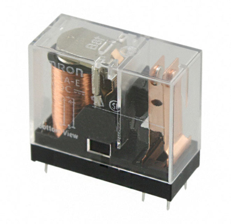 Omron Relä 24V DC Spole SPST 10A Kretskortsmontering G2R-1A DC24