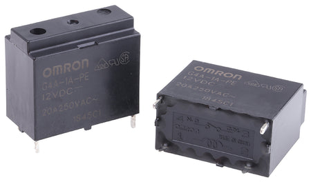 Omron Relay 12V DC Coil 20A SPST PCB Mount G4A-1A-PE DC12