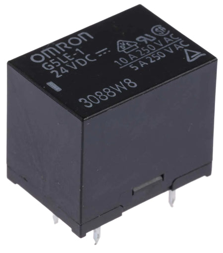Omron Relay 24V DC 16A SPDT PCB Mount G5LE-1 24DC