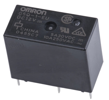Omron Relay 12V DC Coil 10A DPST G5Q-1-EU DC12 (TY)