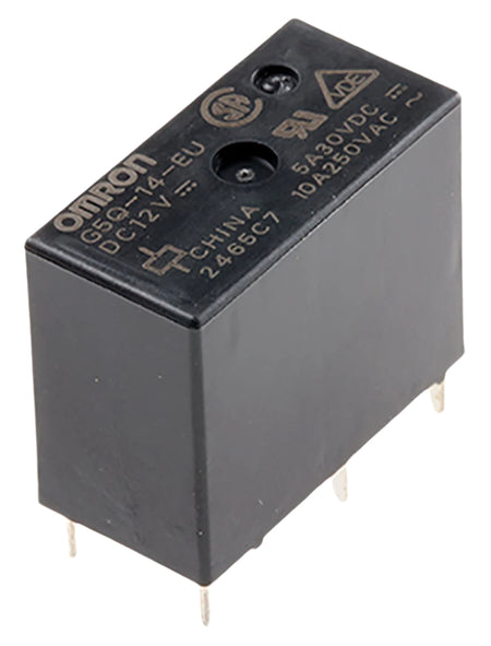 Omron Relay SPDT 12V DC Coil 10A PCB Mount G5Q-14-EU DC12 (TY)