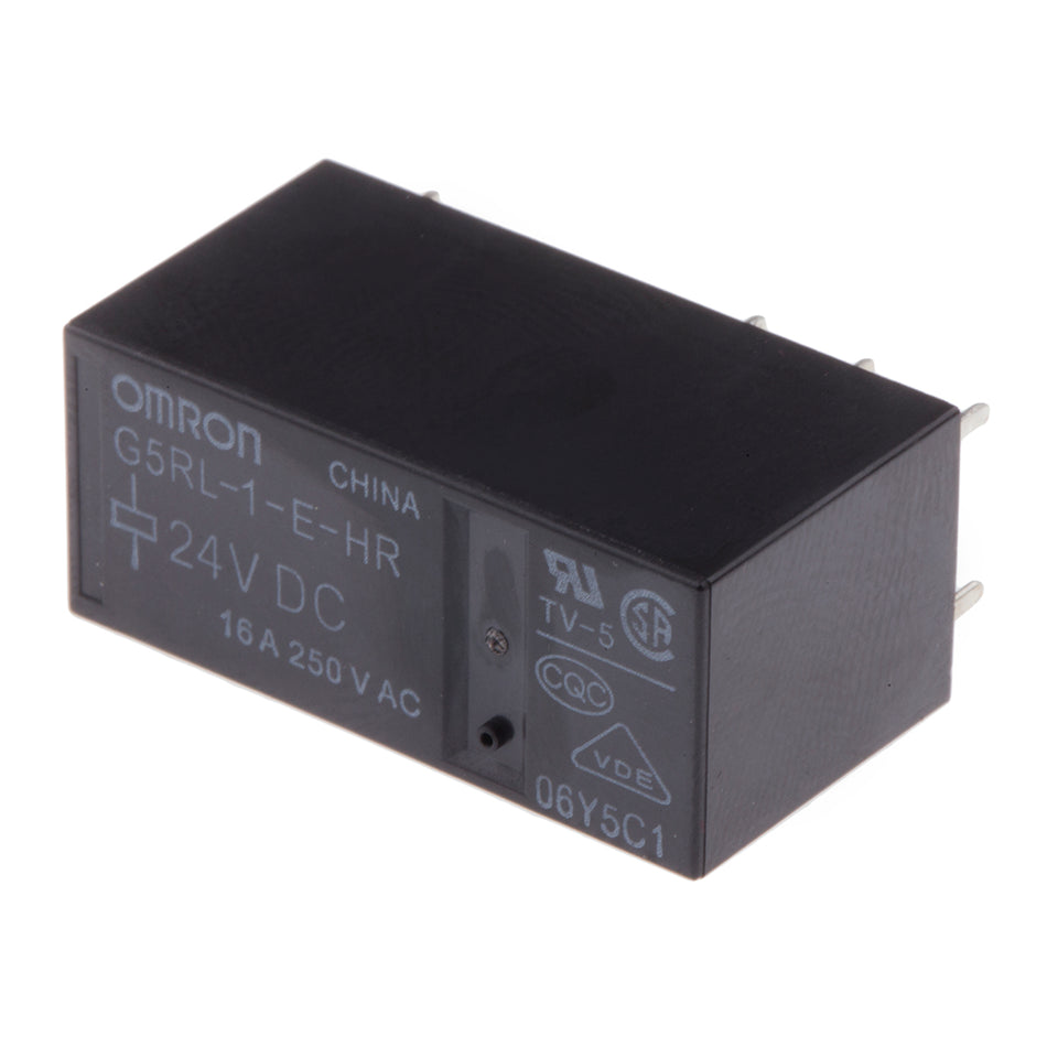 Omron Relay SPDT 12V DC Coil 12A PCB Mount G5RL-1-E-HR DC24