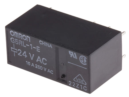 Omron Relay SPST 12V DC Coil PCB Mount G5RL-1-E AC24