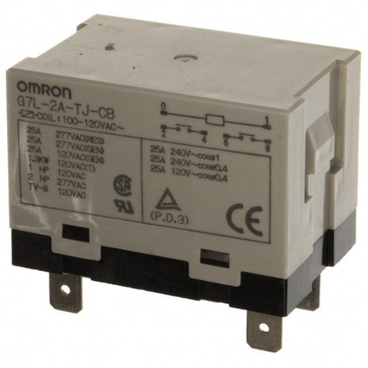 Omron Relä DPST 30A G7L-2A-T AC100/120