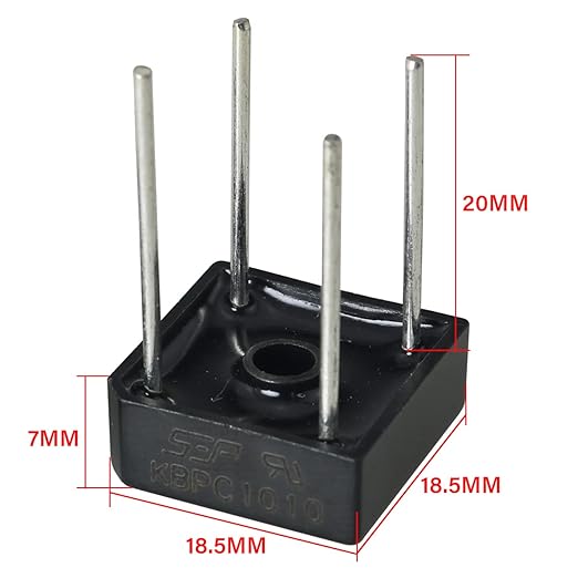 KBPC1010 Brygglikriktardiod 10A 1000V