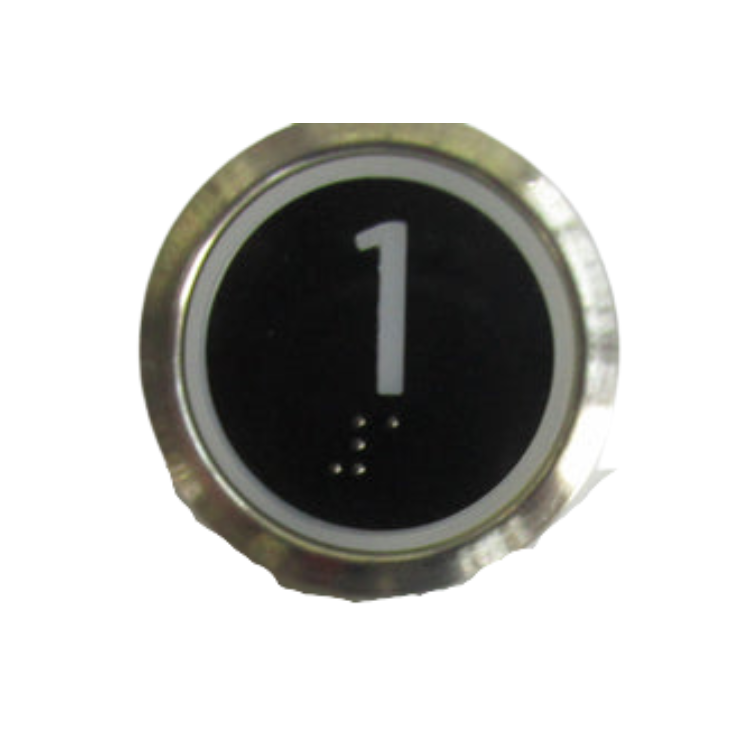 Kone Button 4 White Flush COP Panel KM851928G006H074