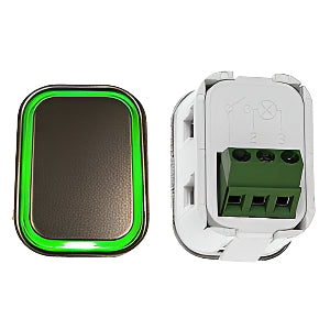 2535-S Green LED Stainless Call Button