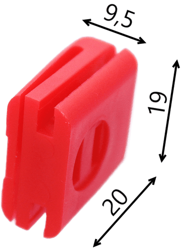 Sematic Lower Door Guide Shoe 19mm\20mm