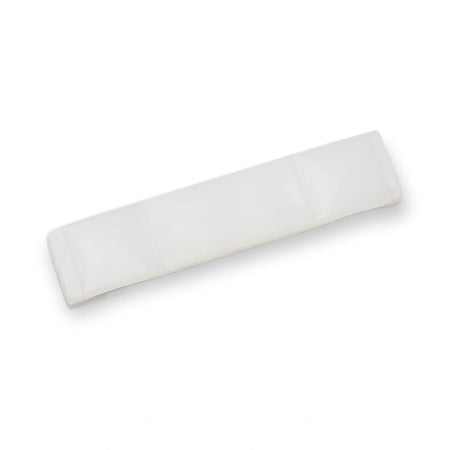 KONE Lower Door Guide ADC/ADL/ADZ/AMD (KM51160137), top-down view of a white segmented rectangular panel, on white background.