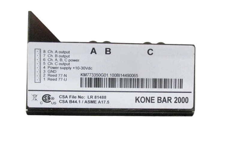 KONE 2000 Bar Reader with Magnetic switch KM773350G01 OEM