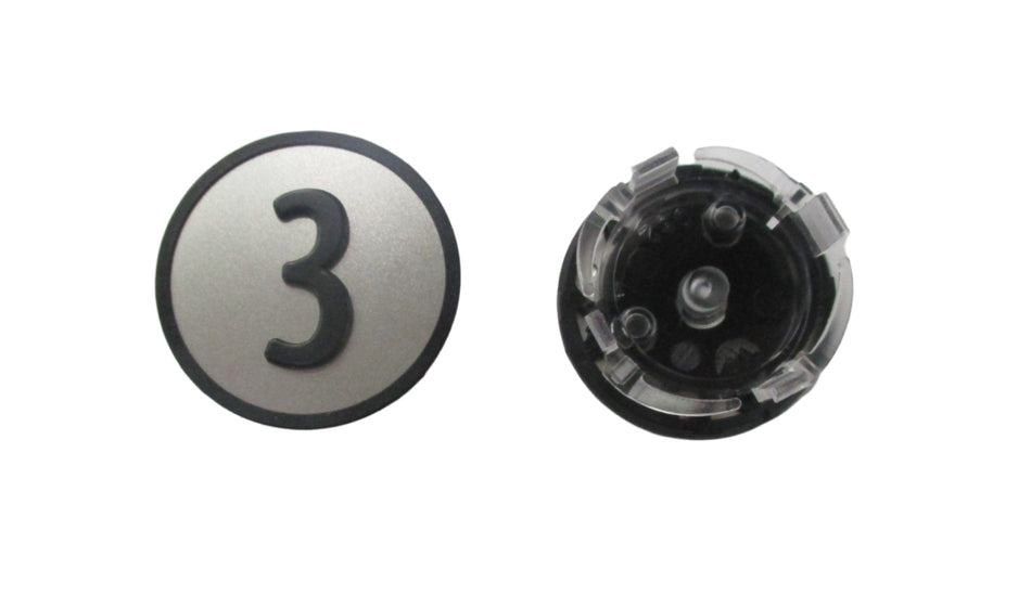 Kone Push Button -3 Gray Tactile KSS COP KM801055G073