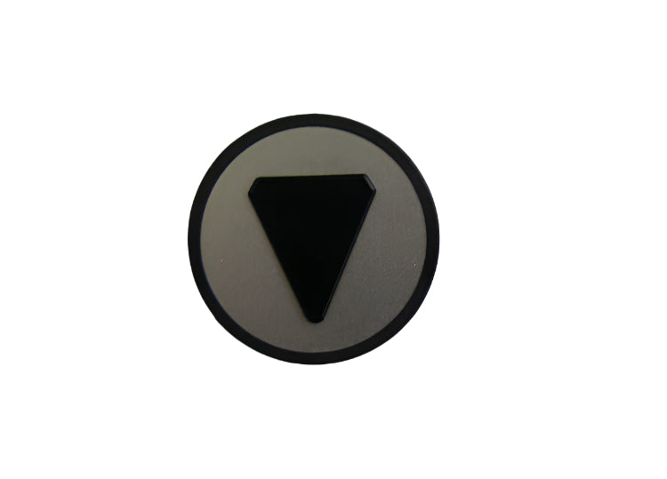 Kone Button Symbol Arrow Down Grey TACTILE KM801054G092