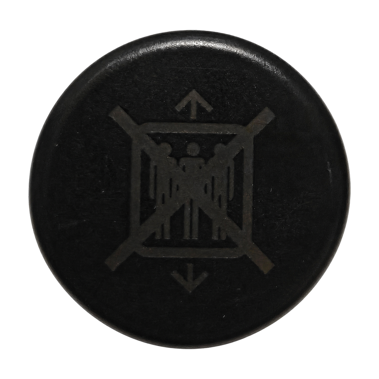 Kone 804145G01 KSS out-of-service indicator front symbol view