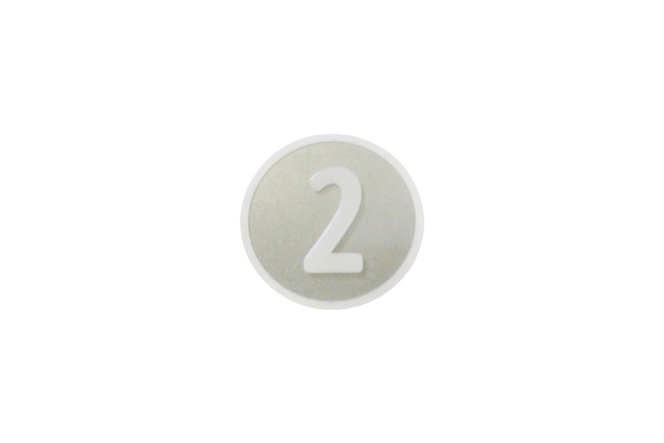 Bouton poussoir tactile blanc Kone 2 KSS COP