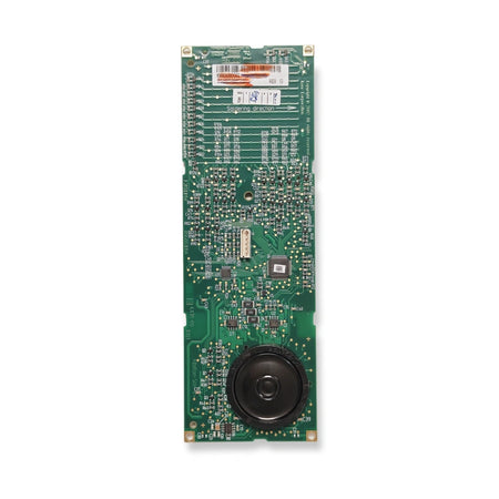 KONE F2KHDM HLI dot matrix PCB KM806880G02, bottom side with part number label and speaker, on white background.